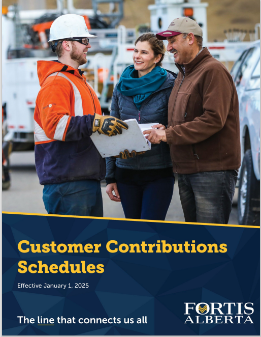 2025 Customer Contribution Schedules