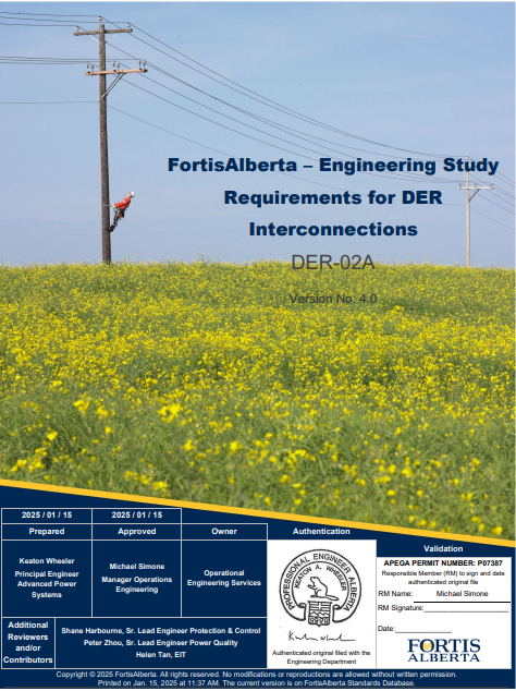 DER-02A - FortisAlberta Engineering Study Requirements