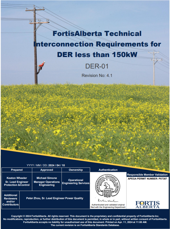 Distributed Generation | FortisAlberta