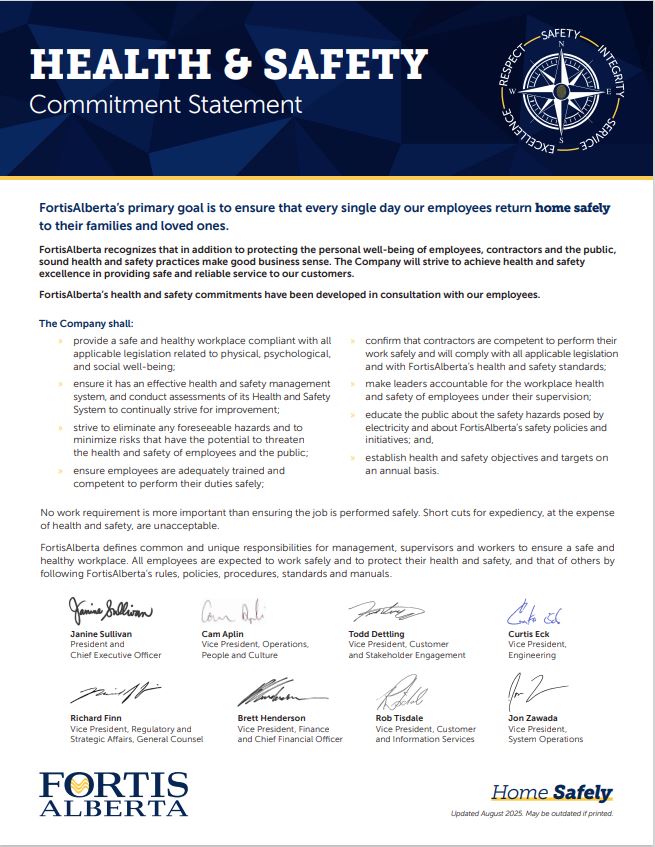 Health and Safety Commitment Statement