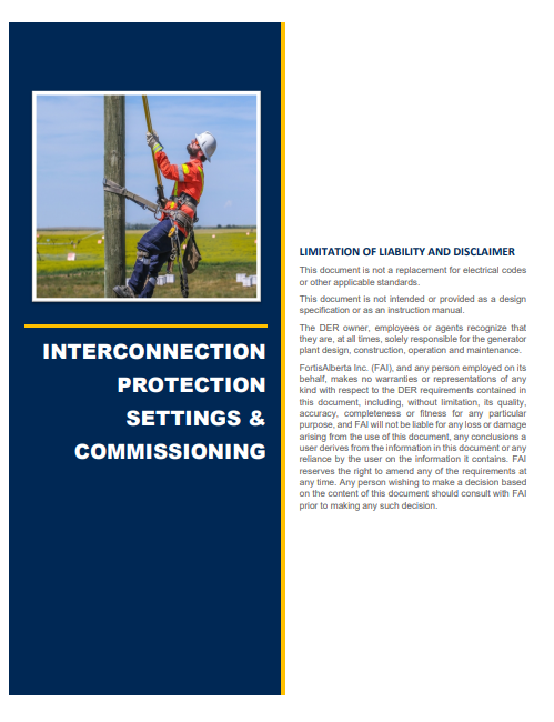 Interconnection Protection Settings  Commissioning (IPSC)