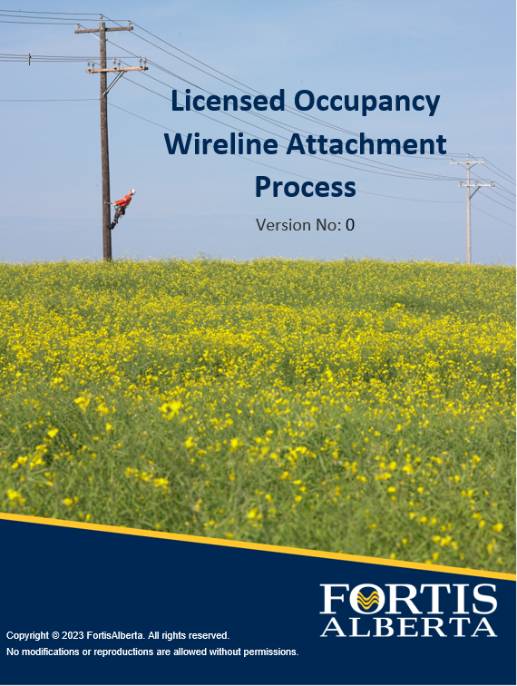 Licensed Occupancy Wireline Attachment Process