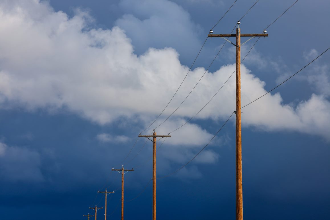 powerlines sky