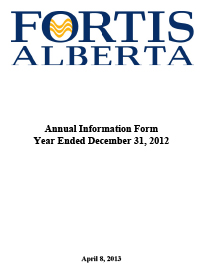 2012 Annual Information Form (AIF)