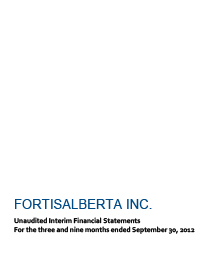 2012 Sept Financial Statements