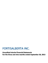 2013 September Financial Statements