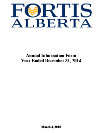 2014 Annual Information Form (AIF)