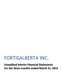 2015 March Financial Statements
