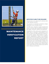 Maintenance Verification Report