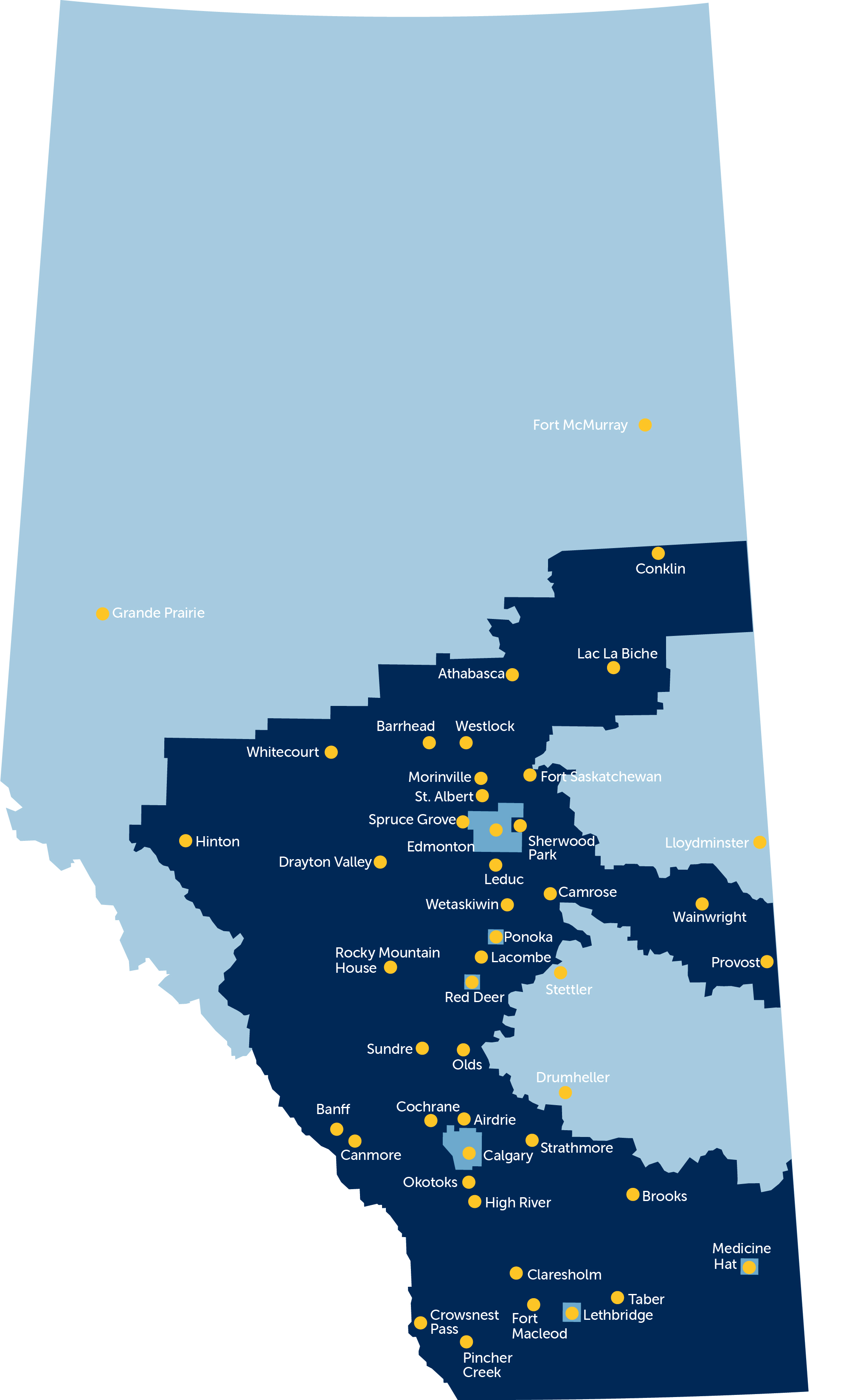 service area map